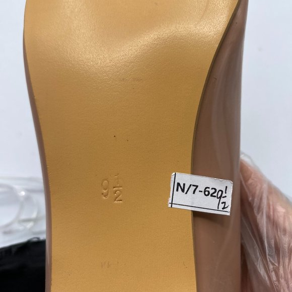 XYD Nude Pointy Toe Hidden Low Heel Pumps - Picture 8 of 11